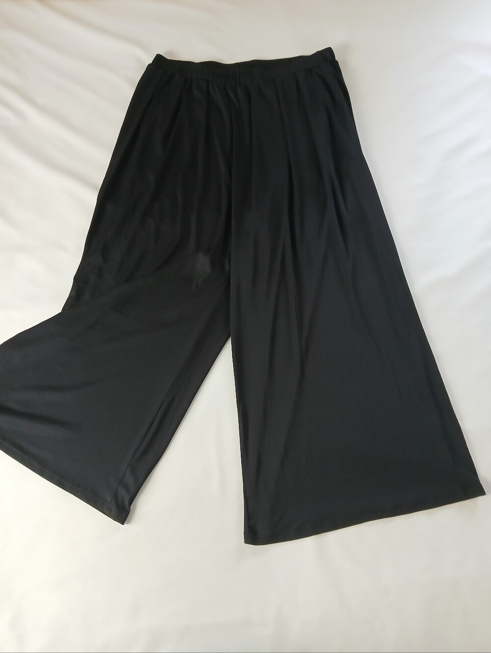 New Cider Wide Leg High Waist Rise Pallazo Pants With Pockets
